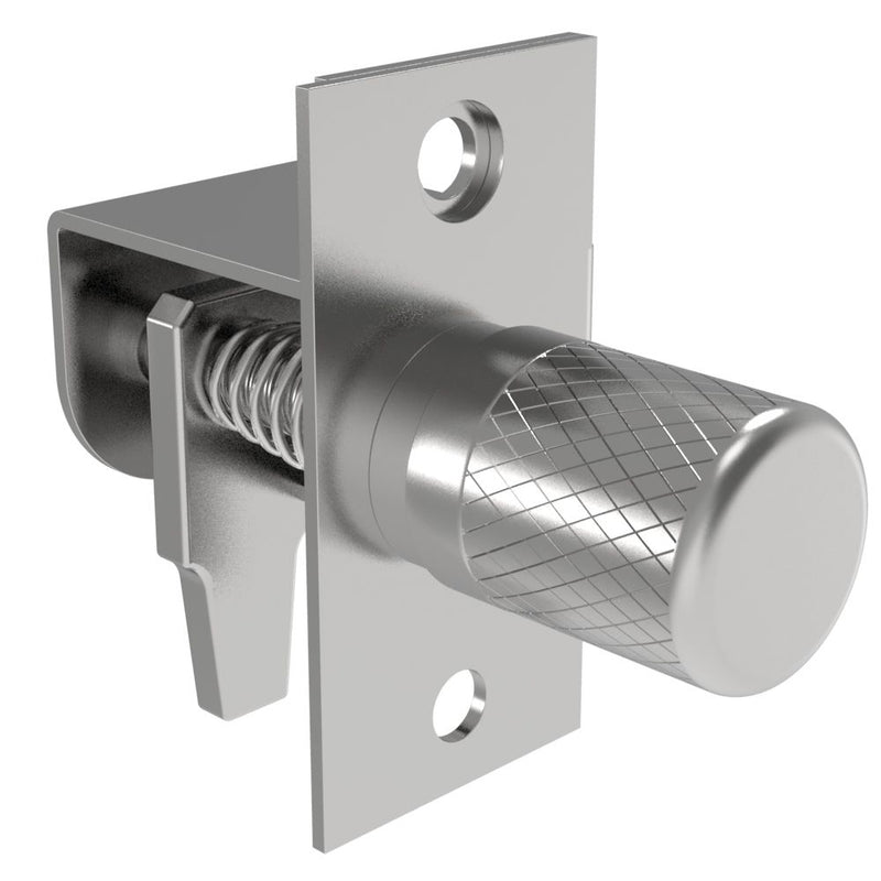 SOUTHCO Compression Latch, Self-Adjusting, Large Size, No Restriction, Knurled Head, 9.5-31.8mm Grip, Steel [14-10-13-11]