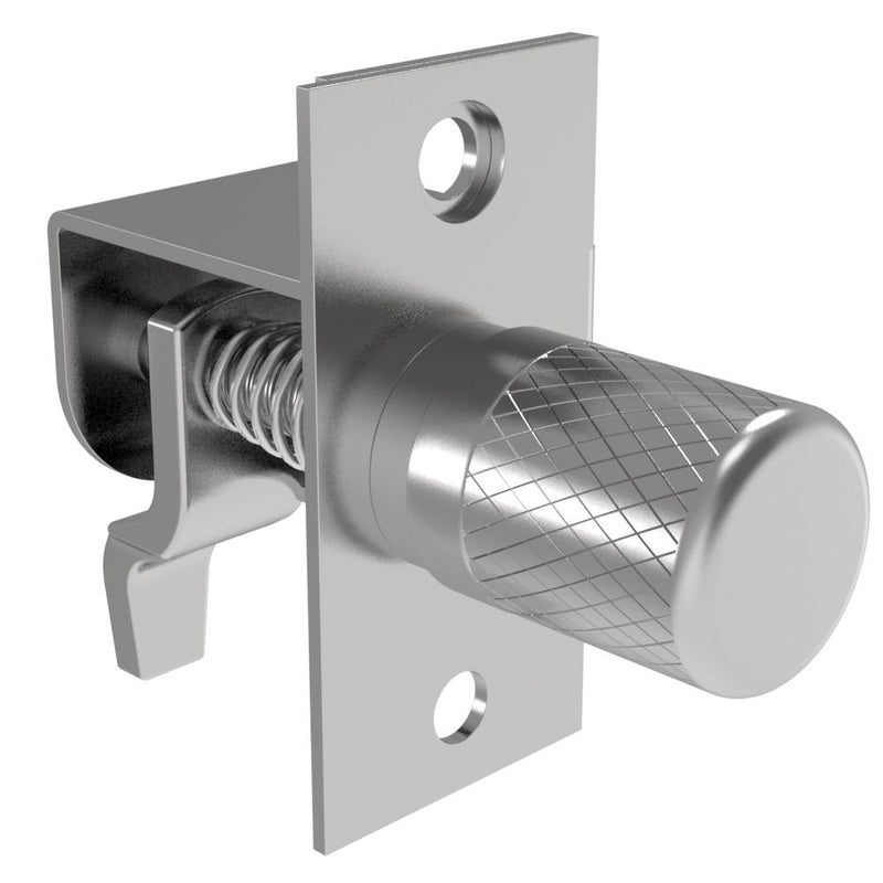SOUTHCO Compression Latch, Self-Adjusting, Large Size, No Restriction, Knurled Head, 22.2-42.9mm Grip, Steel, , [14-10-14-11]