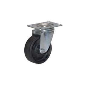 Essentra Caster 80.0 mm 101.8 kg Screw Mount 100.0 mm Black [1337450]; 10208984