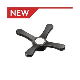 Essentra 4 Arm Knob Threaded Female 308.0 mm N/A 38.0 mm PA Black [1340330]; 10214015