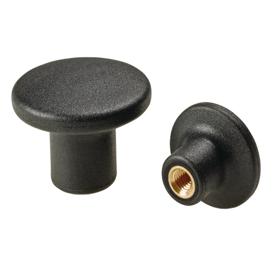 Essentra Grip Knob 22.0 mm M6 Enhanced Nylon Black [1340366]; 10214374