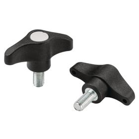 Essentra Wing Knob M6 44.0 mm 16.0 mm 20.0 mm Enhanced Nylon [1340359]; 10214305