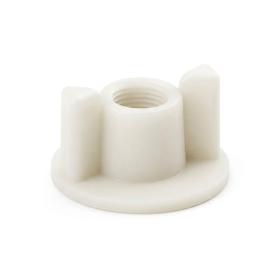 Essentra Wing Nut M4 13.0 mm Nylon Natural [053201000002]; 10326848