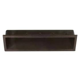 Essentra Recessed Handle ABS Black [1239056]; 10336182