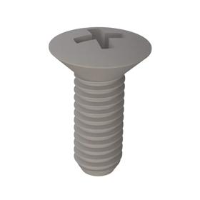 Essentra Screw M3 x 0.5 Nylon 6/6 Natural [50M030050M012]; 10296134