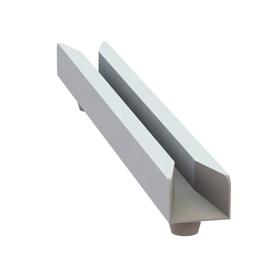 Essentra Horizontal Card Guide Snap-In 1.6 mm 63.5 mm Nylon 6/6 [21CGS00250]; 10361153