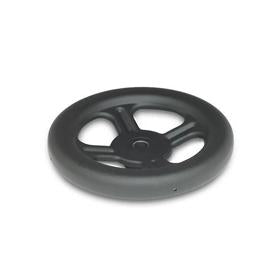 Essentra Control Hand Wheel 11.0 mm Steel Black [1504154]; 10496015