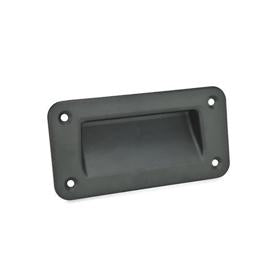 Essentra Recessed Handle 127.0 mm Steel Black [1505030]; 10504772