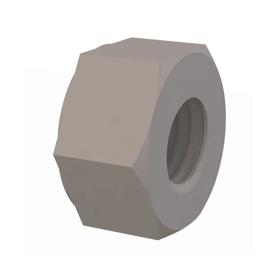 Essentra Hex Nut 1/4-28 0.425 in Nylon 6/6 Natural [0425028HN]; 10325452
