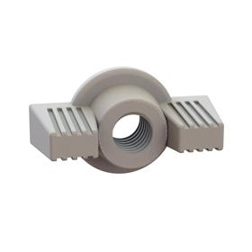 Essentra Wing Nut M4 8.0 mm 16.0 mm Nylon 6/6 Natural [06M040070DLWN]; 10327395