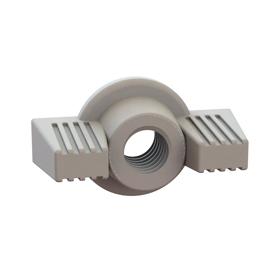 Essentra Wing Nut M4 x 0.7 8.0 mm 16.0 mm Nylon 6/6 Natural [06M040070DWN]; 10327401