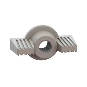 Essentra Wing Nut M5 x 0.8 11.1 mm 22.2 mm Nylon 6/6 Natural [06M050080DWN]; 10327425