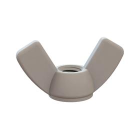 Essentra Wing Nut M5 x 0.8 12.2 mm 22.8 mm Nylon 6/6 Natural [06M050080WN]; 10327432