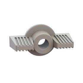 Essentra Wing Nut M6 13.4 mm 29.7 mm Nylon 6/6 Natural [06M060100DLWN]; 10327449