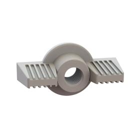 Essentra Wing Nut M6 x 1.0 13.4 mm 29.7 mm Nylon 6/6 Natural [06M060100DWN]; 10327456