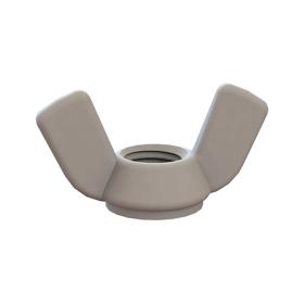 Essentra Wing Nut M12 x 1.75 22.56 mm 14.15 mm Nylon 6/6 Natural [06M120175WN]; 10327494
