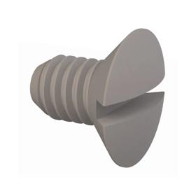 Essentra Screw M2.5 x 0.45 Nylon 6/6 Natural [50M025045L004]; 10396803