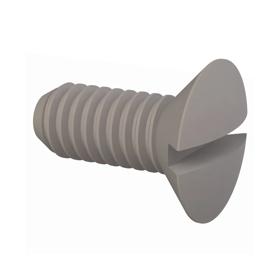 Essentra Screw M2.5 x 0.45 Nylon 6/6 Natural [50M025045L006]; 10396827