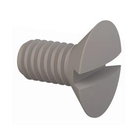 Essentra Screw M4 x 0.7 Nylon 6/6 Natural [50M040070L008]; 10398104