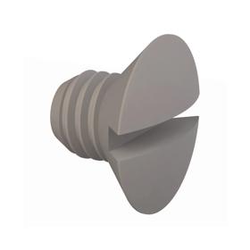 Essentra Screw M5 x 0.8 Nylon 6/6 Natural [50M050080L006]; 10398685