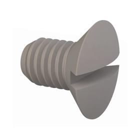 Essentra Screw M5 x 0.8 Nylon 6/6 Natural [50M050080L008]; 10398692