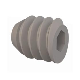 Essentra Set Screw Hex Drive #4-40 0.125 in Nylon 6/6 [010440T012]; 10323762