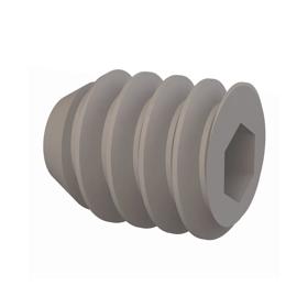 Essentra Set Screw Hex Drive #4-40 0.141 in Nylon 6/6 [010440T014]; 10323779