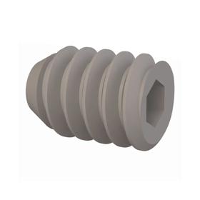 Essentra Set Screw Hex Drive #4-40 0.156 in Nylon 6/6 [010440T015]; 10323786