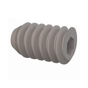 Essentra Set Screw Hex Drive #4-40 0.188 in Nylon 6/6 [010440T018]; 10323793
