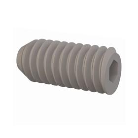 Essentra Set Screw Hex Drive #4-48 0.250 in Nylon 6/6 [010448T025]; 10323991