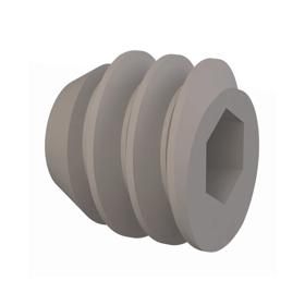 Essentra Set Screw Hex Drive #6-32 0.125 in Nylon 6/6 [010632T012]; 10324028