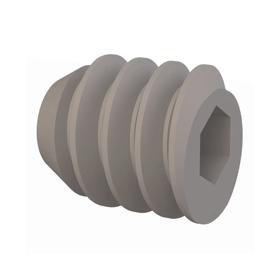 Essentra Set Screw Hex Drive #6-32 0.156 in Nylon 6/6 [010632T015]; 10324035