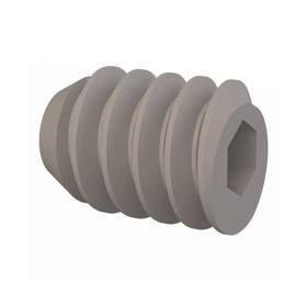 Essentra Set Screw Hex Drive #6-32 0.188 in Nylon 6/6 [010632T018]; 10324042
