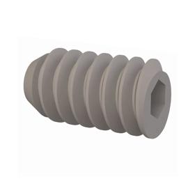 Essentra Set Screw Hex Drive #6-32 0.250 in Nylon 6/6 [010632T025]; 10324059