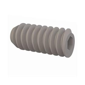 Essentra Set Screw Hex Drive #6-32 0.313 in Nylon 6/6 [010632T031]; 10324066
