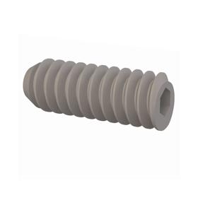 Essentra Set Screw Hex Drive #6-32 0.375 in Nylon 6/6 [010632T037]; 10324073