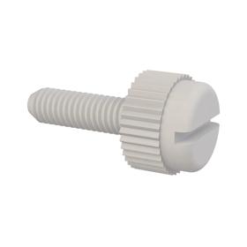 Essentra Slotted knurled head screw M3 x 0.5 10.0 mm Nylon 6/6 [50M030050T010]; 10397466