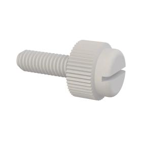 Essentra Slotted knurled head screw M4 x 0.7 12.0 mm Nylon 6/6 [50M040070T012]; 10398425
