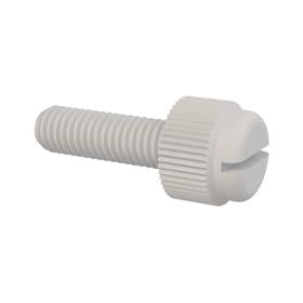 Essentra Slotted knurled head screw M5 x 0.8 16.0 mm Nylon 6/6 [50M050080T016]; 10399033