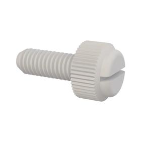 Essentra Slotted knurled head screw M6 x 1.0 16.0 mm Nylon 6/6 [50M060100T016]; 10399767