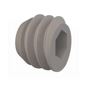 Essentra Set Screw Hex Drive #8-32 0.125 in Nylon 6/6 [010832T012]; 10324318