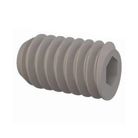 Essentra Set Screw Hex Drive #8-32 0.281 in Nylon 6/6 [010832T028]; 10324332