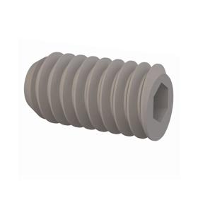 Essentra Set Screw Hex Drive #8-32 0.313 in Nylon 6/6 [010832T031]; 10324349