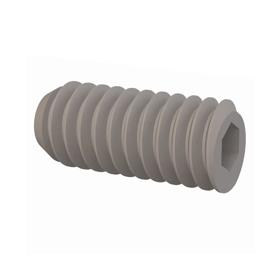 Essentra Set Screw Hex Drive #8-32 0.375 in Nylon 6/6 [010832T037]; 10324356