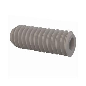 Essentra Set Screw Hex Drive #8-32 0.438 in Nylon 6/6 [010832T043]; 10324363