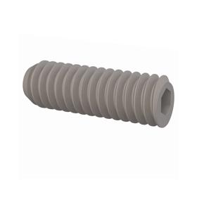 Essentra Set Screw Hex Drive #8-32 0.500 in Nylon 6/6 [010832T050]; 10324370