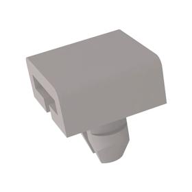 Essentra Cable Tie Holder Push-In 0.189 in 5.6 mm Nylon 6/6 Natural [23TA00090]; 10363645