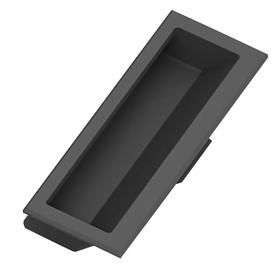 Essentra Recessed Handle 93.0 mm 36.0 mm Nylon 6 Black [274115]; 20067786
