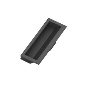 Essentra Recessed Handle 93.0 mm 36.0 mm Nylon 6 Black [274122]; 20124120