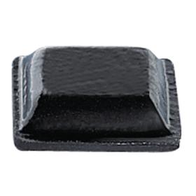 Essentra Adhesive Bumper Square 20.6 mm 7.6 mm PU [117101030341]; 10333907